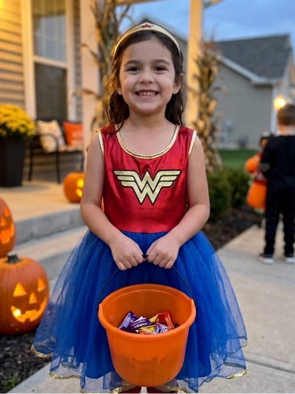 Wonder Woman Toddler Costume Sz 4T-5T